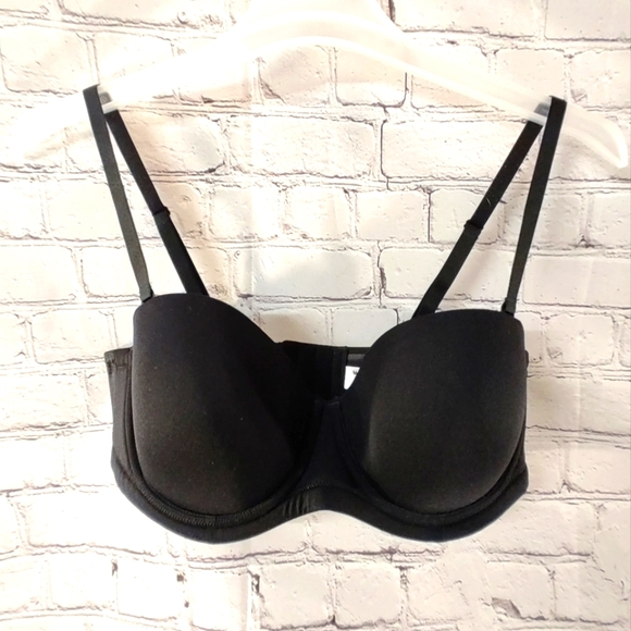 Wacoal Red Carpet Black Removeable Strapless Bra Black 40D - Picture 1 of 9
